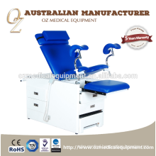 Medical Standard CE Approved Hospital Obstetric Table Stainless Steel Gynecology Chair For Sale